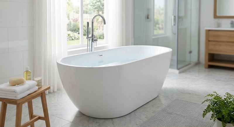 Freestanding Tub Installation in Manchester, NH