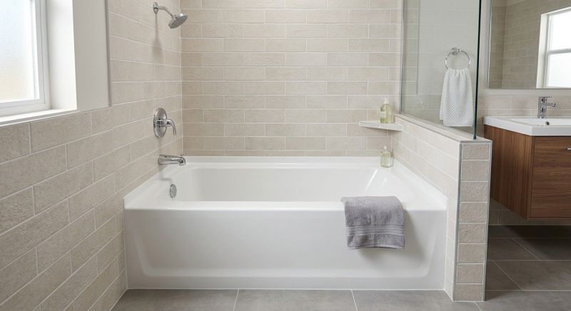 Shower Tub Installation in South Portland, ME